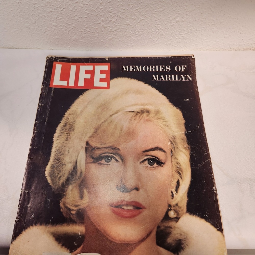 Vintage LIFE Magazine August‎ 17 1962 - Memories of Marilyn Monroe